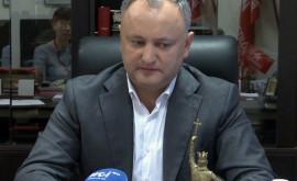 În ziua învestirii președintele Dodon se va adresa susţinătorilor săi