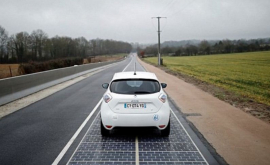 Во Франции появилась дорога из солнечных батарей ВИДЕО