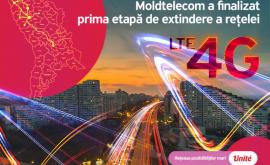 Moldtelecom завершил первый этап расширения сети 4G LTE