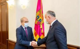 Игорь Додон провел встречу с Послом Республики Армения