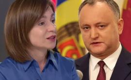 Dosarul în care Dodon cere dezmințiri de la Sandu Decizia luată de CSJ