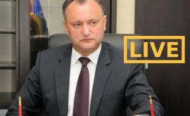 Поздравление Президента Республики Молдова Игорь Додон ВИДЕО