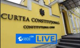 Заседание Конституционного суда по поводу запроса Майи Санду относительно Закона о правительстве