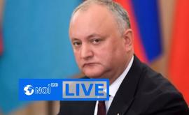 Președintele PSRM Igor Dodon răspunde