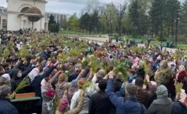 В Вербное воскресенье в церквях были серьезно нарушены меры защиты