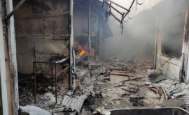 На рынке в Резине случился пожар