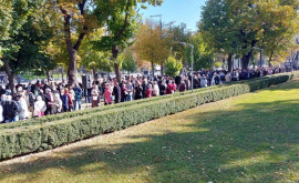 Litvinenco a venit cu o reacție la protestul din centrul capitalei