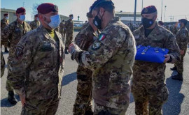 Молдавские военные участвующие в миссии КFOR в Косово представлены к награде
