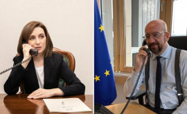 Санду подтвердила свою поддержку Украины в телефонном разговоре с президентом Европейского совета