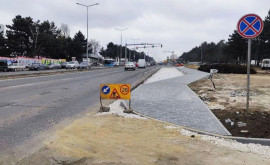 La intersecția str Calea Orheiului și Studenților se construiește o bandă suplimentară 