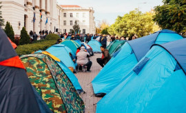 Reacția poliției în urma protestului de la sediul Procuraturii 