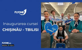 FLYONE a lansat zboruri directe din Chișinău spre Tbilisi