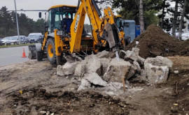 Bandă suplimentară de virare întro intersecție din capitală