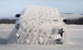 В Китае научили автомобиль отряхиваться от снега