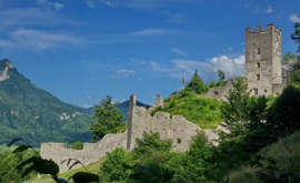 O parte a unui castel antic din Germania sa prăbușit