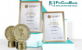 FinComBank был награжден на конкурсе Marca Comercială a Anului 2023