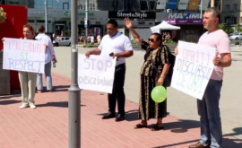 Flashmob în centrul Chișinăului