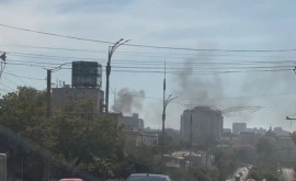 Пожар в центре Кишинева