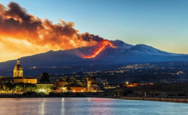 Vulcanul Etna a erupt din nou