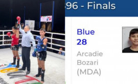 Arcadie Bozari a devenit vicecampion mondial la Muay Thai