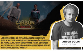 Celebrul critic de film Anton Dolin îndeamnă moldovenii să participe la premiera online a filmului Carbon