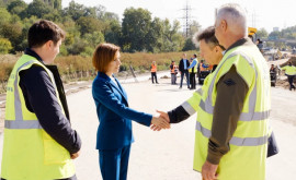 Maia Sandu Moldova va fi conectată la infrastructura rutieră europeană