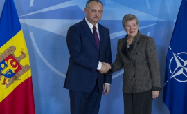 Dodon a îndemnat NATO să nu se grăbească