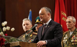 Dodon a marcat împreună cu veteranii Ziua Apărătorului Patriei