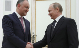 Dodon ia propus lui Putin examinarea demersului diplomatic regretabil