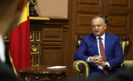 Primul lucru făcut de Dodon la Sankt Petersburg