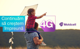 Acoperirea 4G Moldcell se extinde continuu și a atins cifra de 747