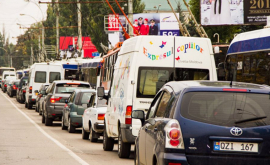 Traficul rutier în centrul Capitalei suspendat