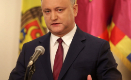 Discursul lui Dodon către locuitorii Chișinăului