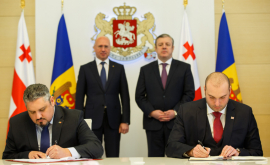 Moldova și Georgia au semnat cîteva documente importante