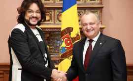 Dodon sa întîlnit cu Kirkorov