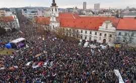 В Словакии прошли крупные акции протеста