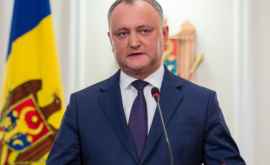 Dodon ia transmis un mesaj de felicitare lui Iohannis 