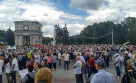 Protestul din centrul capitalei în IMAGINI