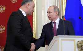 Dodon se va întîlni din nou cu Putin Ce vor discuta