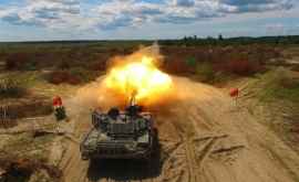 În Ucraina a fost testat un tanc modernizat FOTO 