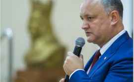 Dodon Există riscul nerecunoașterii alegerilor parlamentare