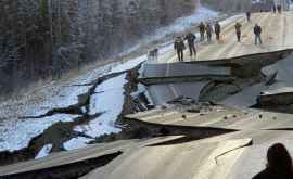 Страшные кадры мощного землетрясения на Аляске ВИДЕО