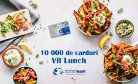 Victoriabank выпустил около 10 000 карточек VB Lunch