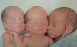 Întro familie din raionul Orhei sau născut tripleți