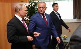 La invitația lui Putin Dodon ar putea merge la Moscova de 9 mai