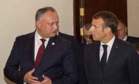 Dodon iarăși se va întîlni cu Macron la Paris