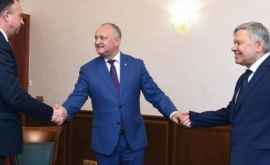  Igor Dodon sa întîlnit cu noul rector al USMF la Președinție