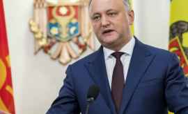 Dodon spune cînd ar trebui să fie organizate alegerile anticipate