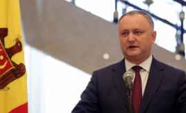 Dodon primele declarații după discuții despre soarta Guvernului Sandu