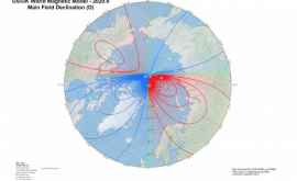 Северный магнитный полюс быстро движется в сторону Сибири